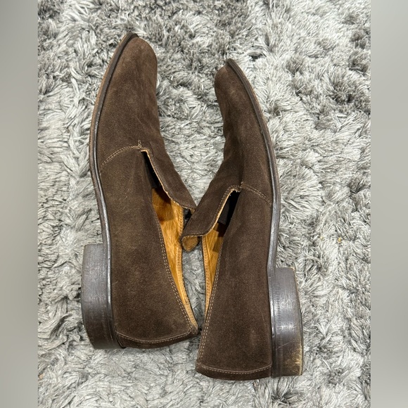 Mercanti Fiorentini Dress Shoes Mens Size 10.5 Brown Leather Made Italy - Picture 5 of 12